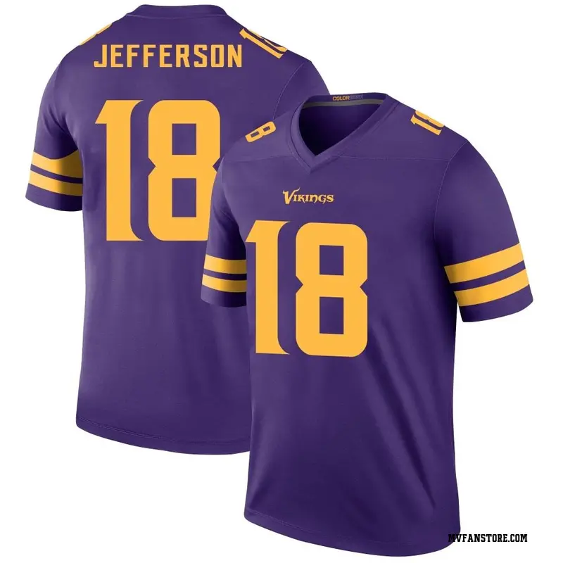 Vikings color rush jerseys best sale for sale