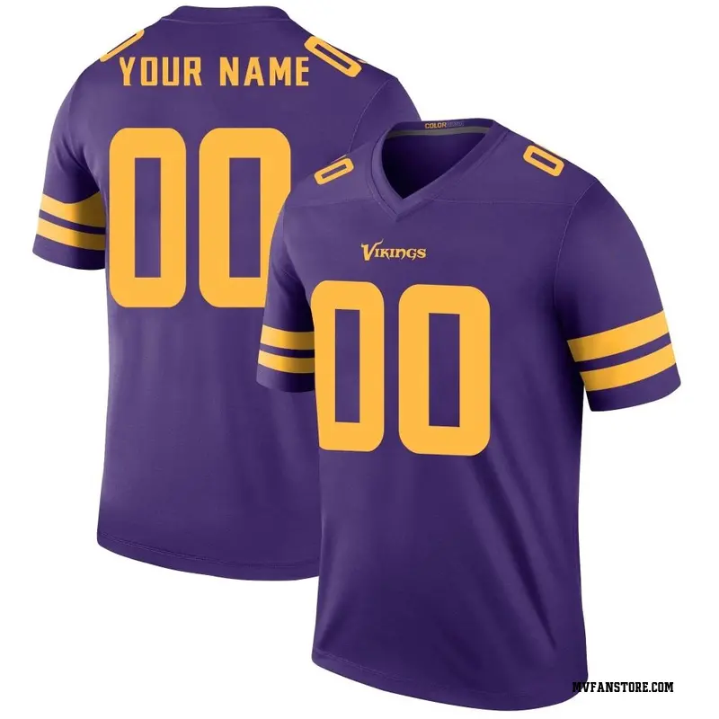 Youth vikings color rush hot sale jersey